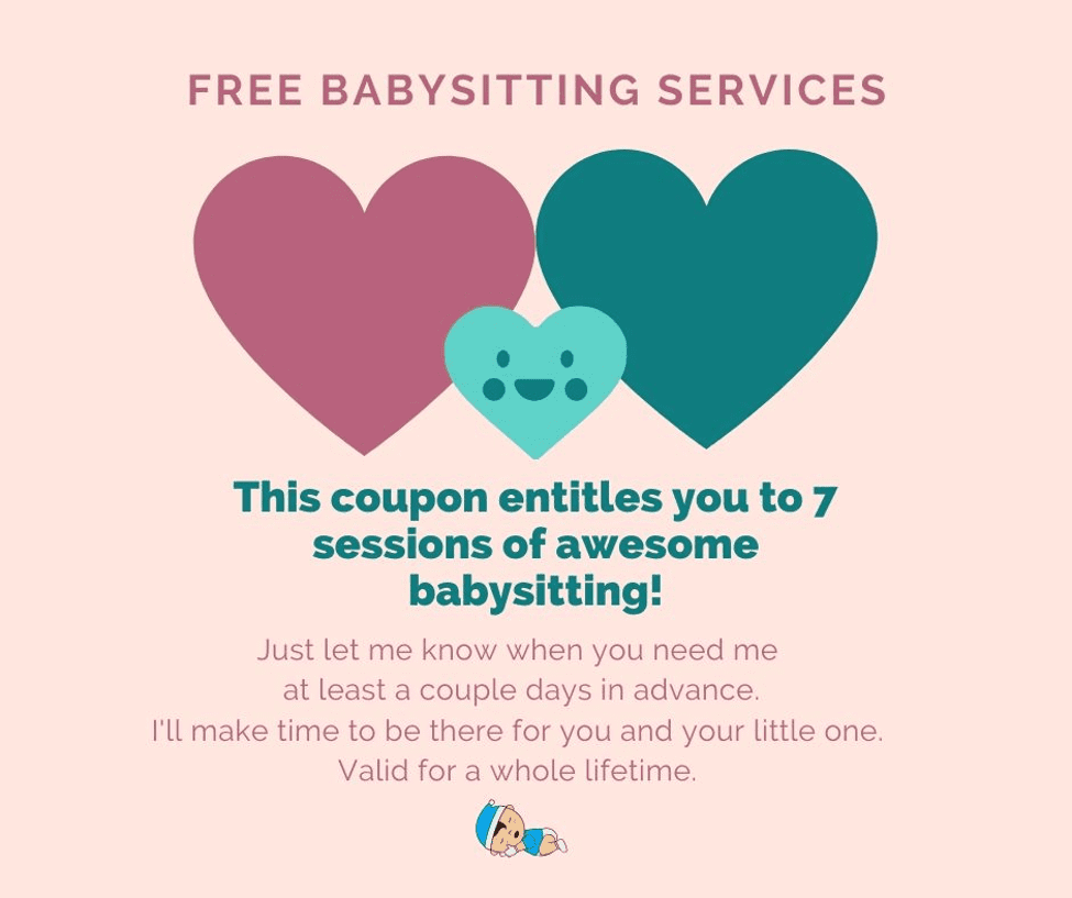 Free Babysitting Coupon