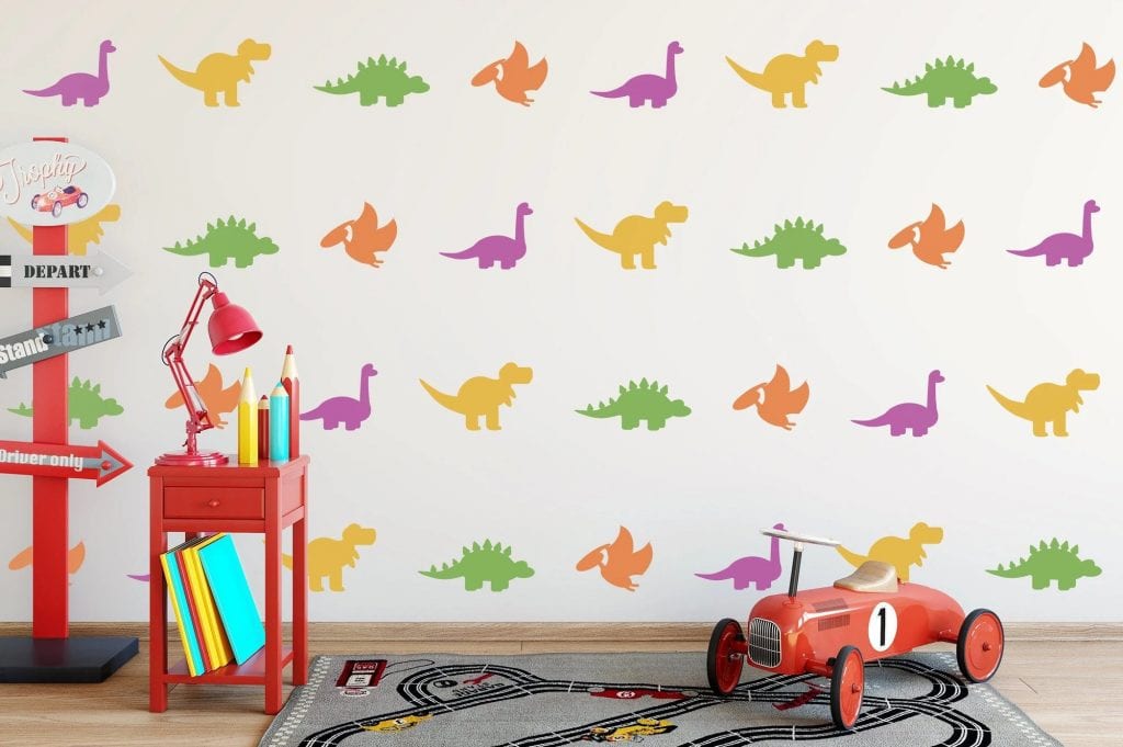 Dinosaur Baby Shower Wall Art