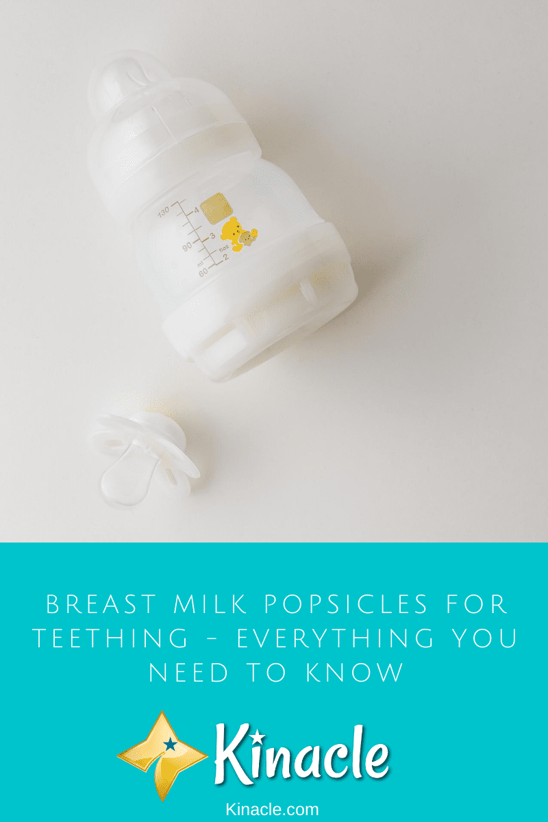 frozen breast milk for teething
