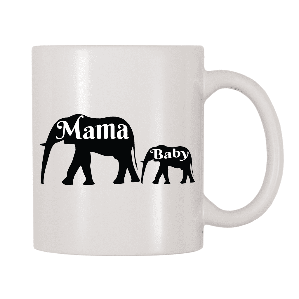 Elephant Family Mug