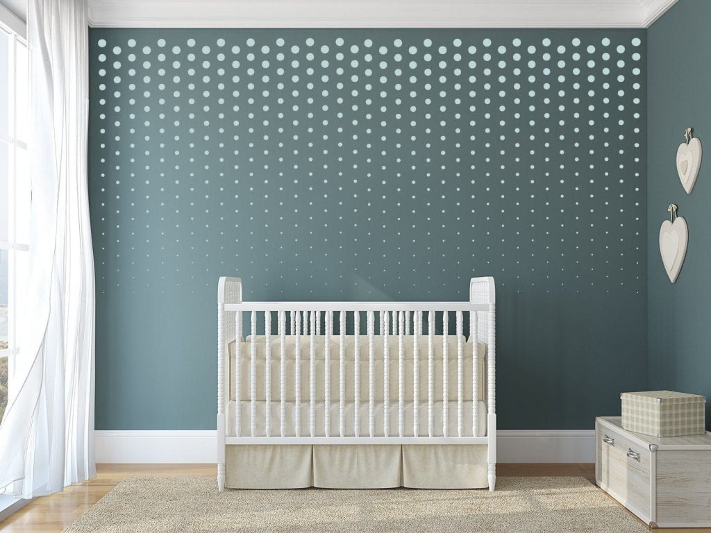 Polka Dot Wall Art By Kinacle